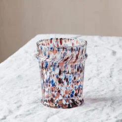 Orange Speckled Glass
