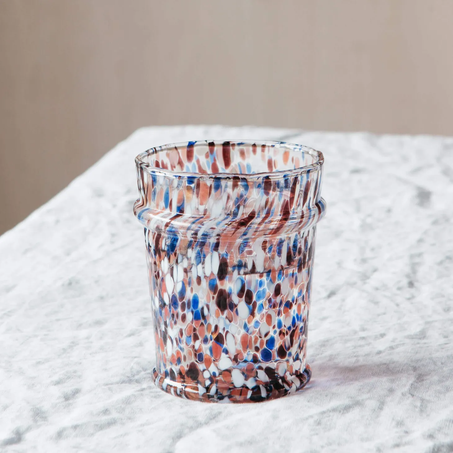 Orange Speckled Glass