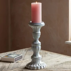 Ornate Pillar Candle Holder
