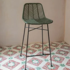 Oslo Olive Green Kitchen Stool