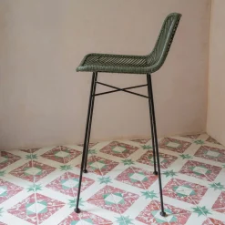 Oslo Olive Green Kitchen Stool