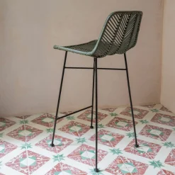 Oslo Olive Green Kitchen Stool