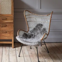 Oslow Winged Wicker Chair