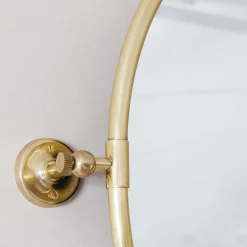 Otto Antique Gold Oval Tilting Mirror