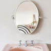 Otto Antique Silver Oval Tilting Mirror