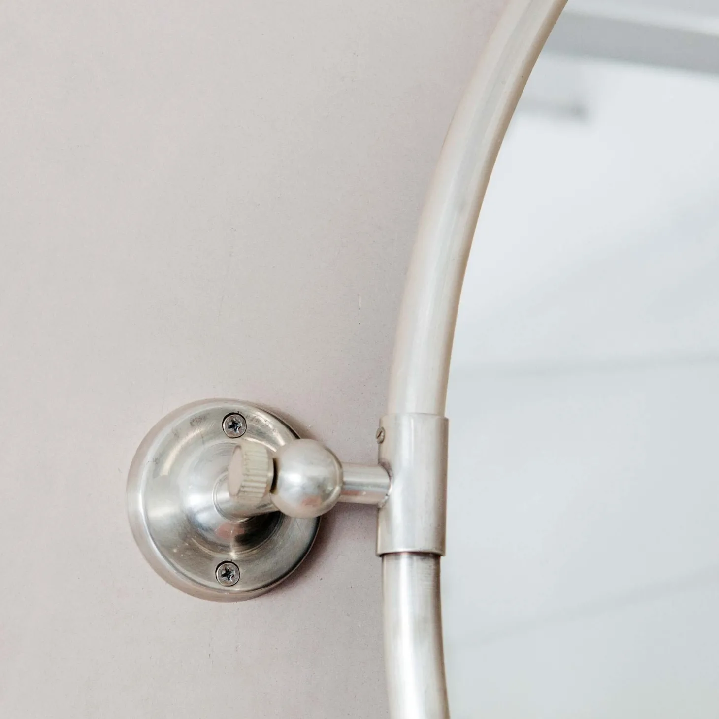 Otto Antique Silver Oval Tilting Mirror