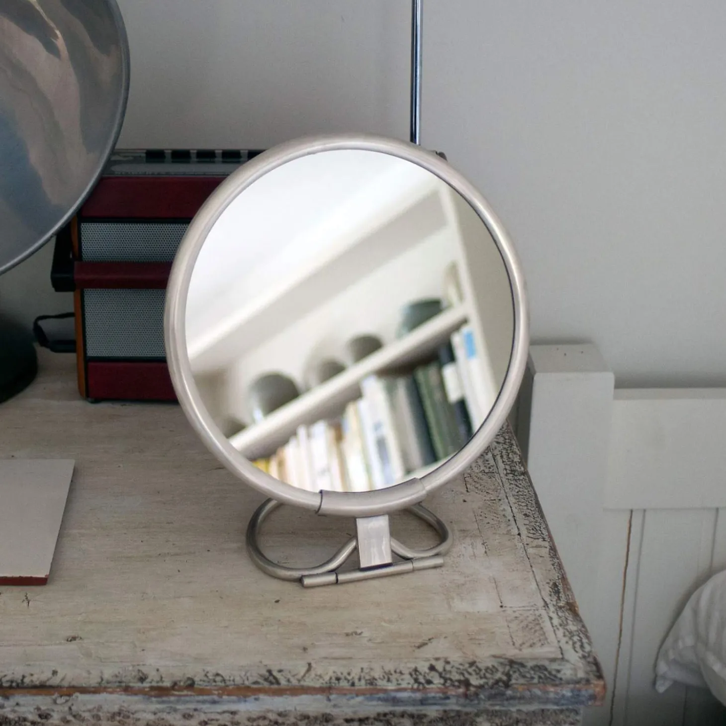 Otto Round Vanity Mirrors with Handle