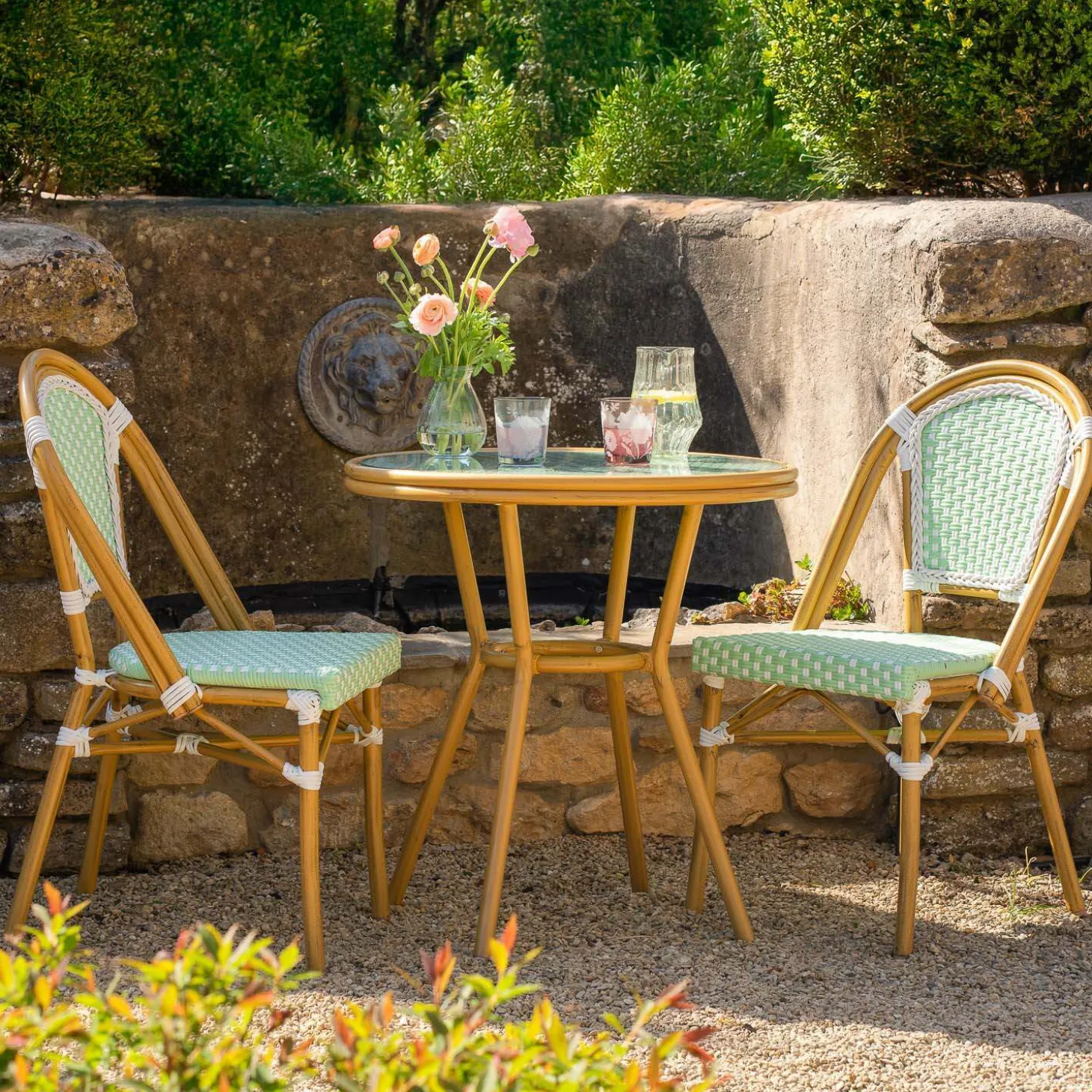 Outdoor Bistro Table and Chairs
