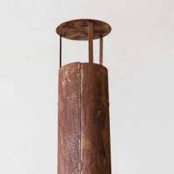 Oxidised Rust Log Burner