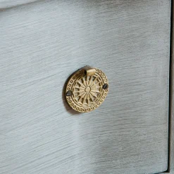 Oyster Two Drawer Bedside Table