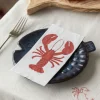 Pack of Sixteen Lobster Paper Napkins