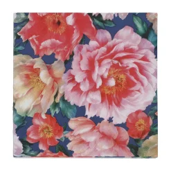 Pack of Twenty Midnight Peonies Paper Napkins