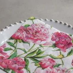 Pack of Twenty Peony Napkins