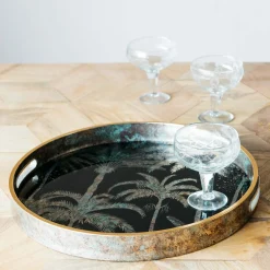 Palm Tree Pattern Tray