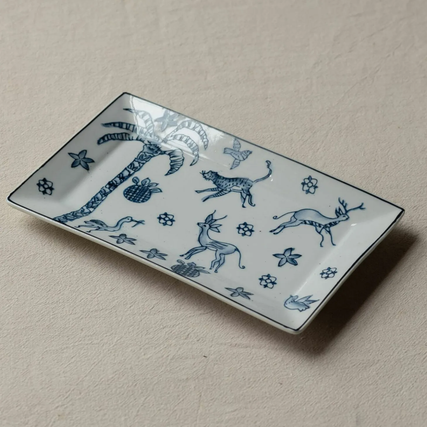 Paradise Rectangular Trinket Dish