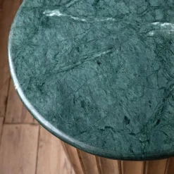 Parker Green Marble Side Table