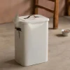 Pet Food Bin with Leather Handle - Large