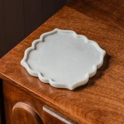 Petal Marble Decorative Trinket Plate
