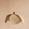 Petal Rattan Pendant Light