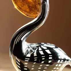 Peter the Pelican Glass Ornament