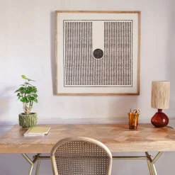 Piet Natural Abstract Wall Art
