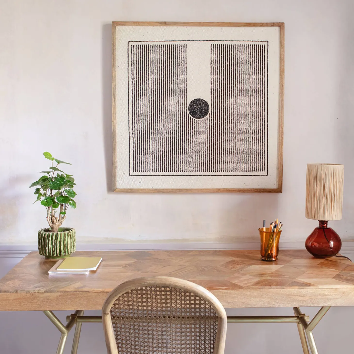 Piet Natural Abstract Wall Art