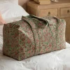 Pink & Green Floral Weekend Bag - Large