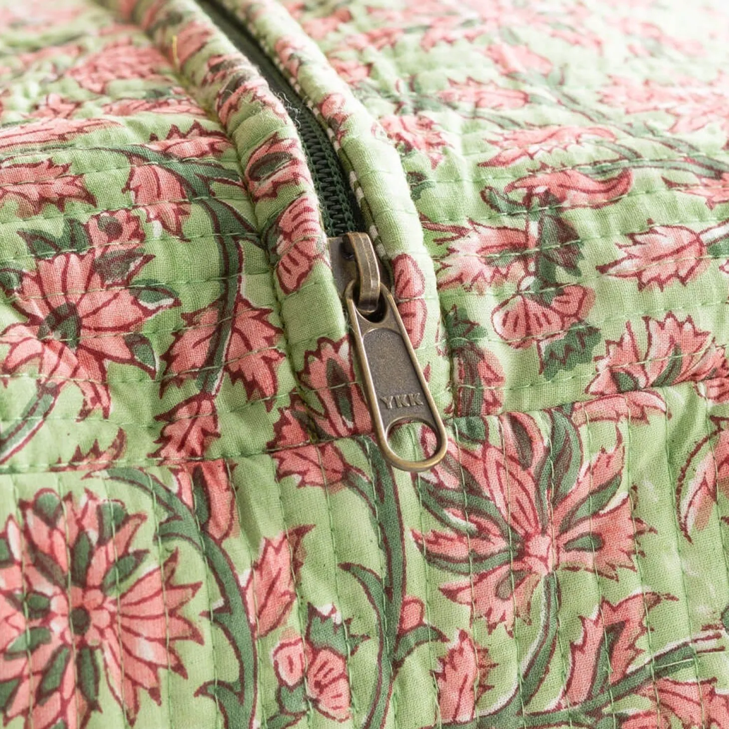 Pink & Green Floral Weekend Bag - Small