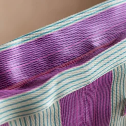 Pink & Purple Stripe Recycled Weekend Bag