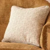 Pink and Blue Floral Square Cushion