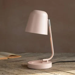 Pink Angled Table Lamp