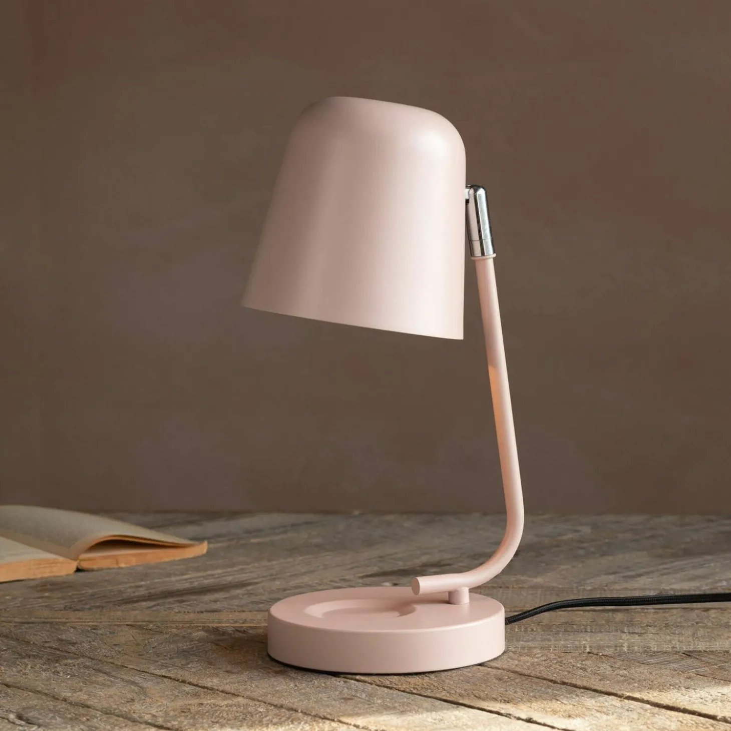Pink Angled Table Lamp