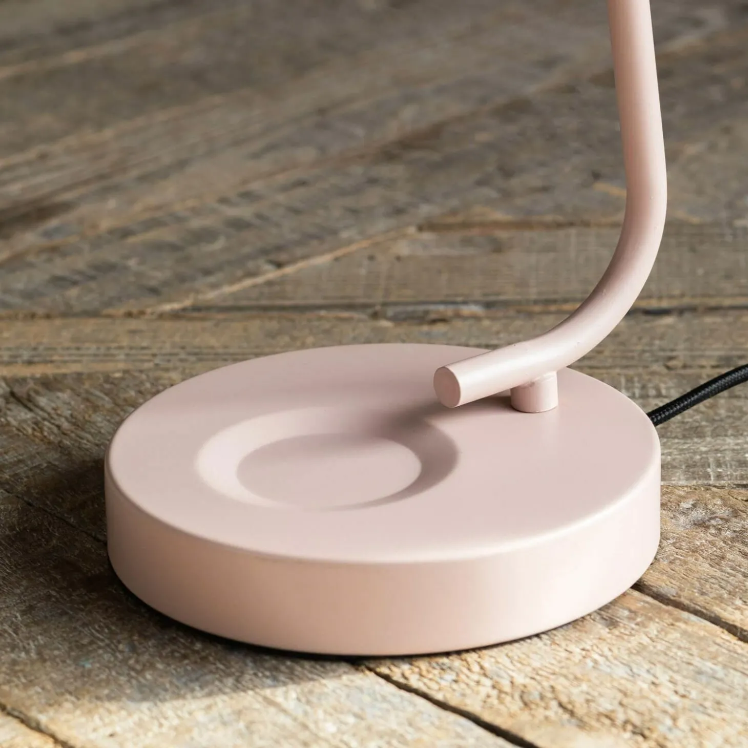 Pink Angled Table Lamp