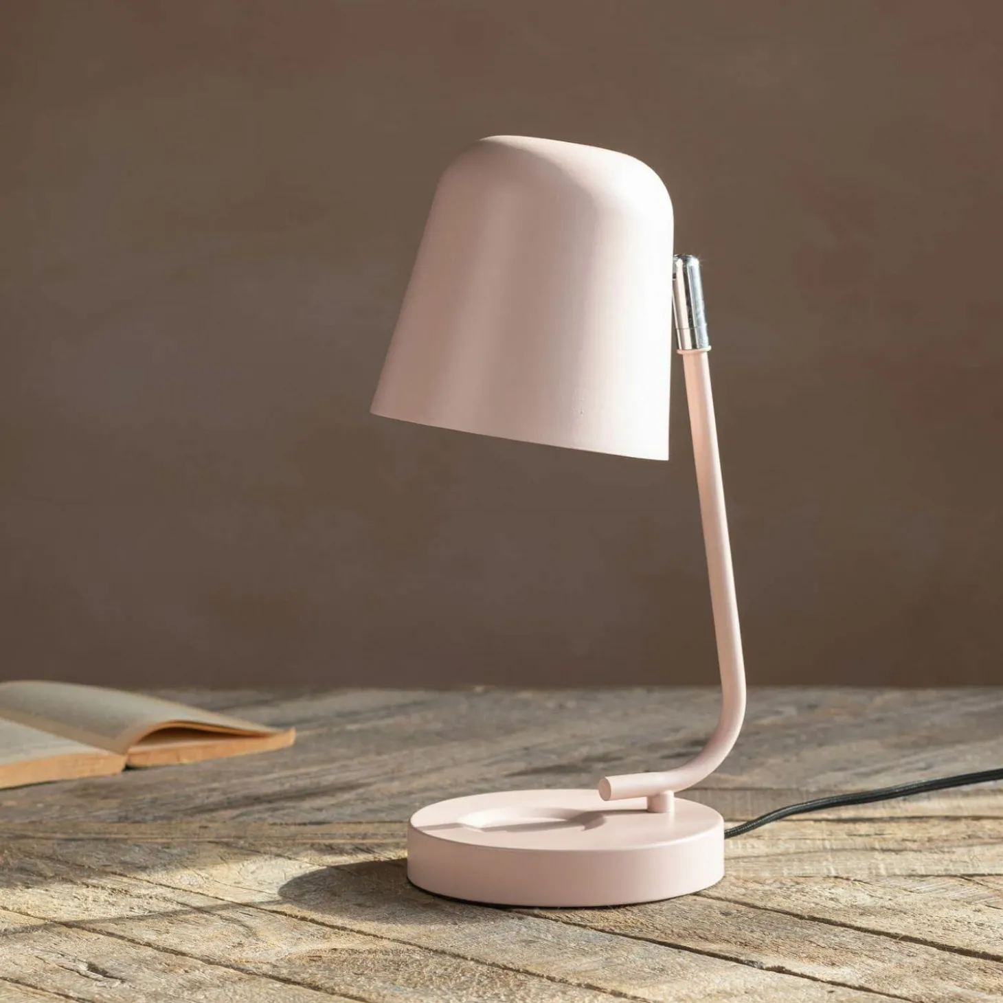 Pink Angled Table Lamp