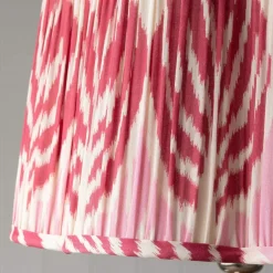 Pink Ikat Flower Empire Lamp Shades