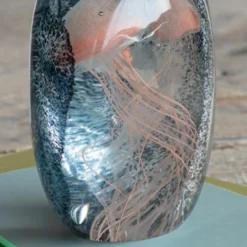 Pink Jellyfish Paperweight