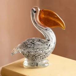 Pippa the Pelican Glass Ornament