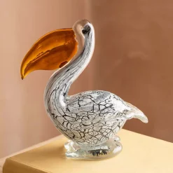Pippa the Pelican Glass Ornament