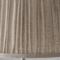 Pleated Natural Linen Empire Shades