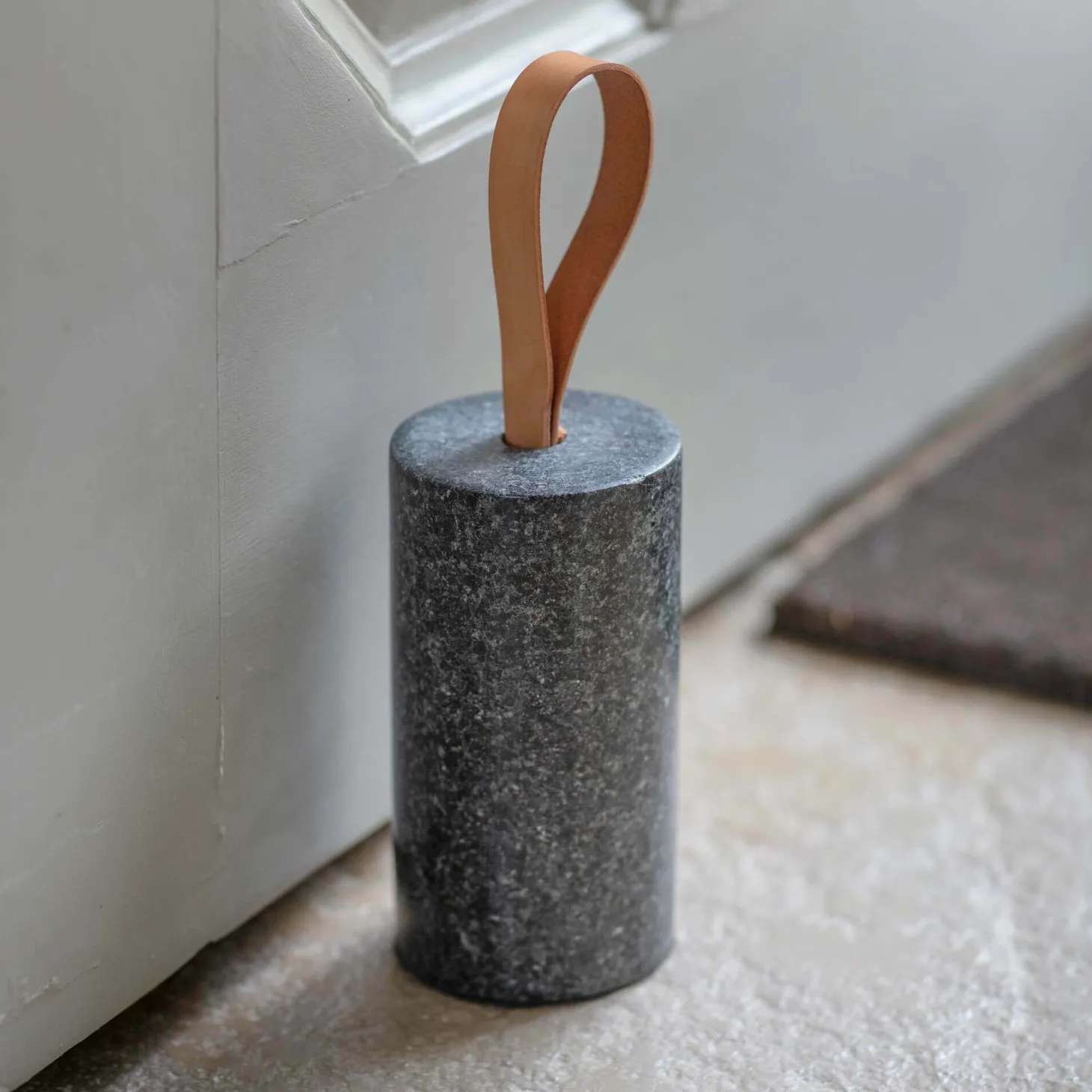Polished Granite Doorstop