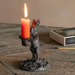 Rabbit Candlestick Holder