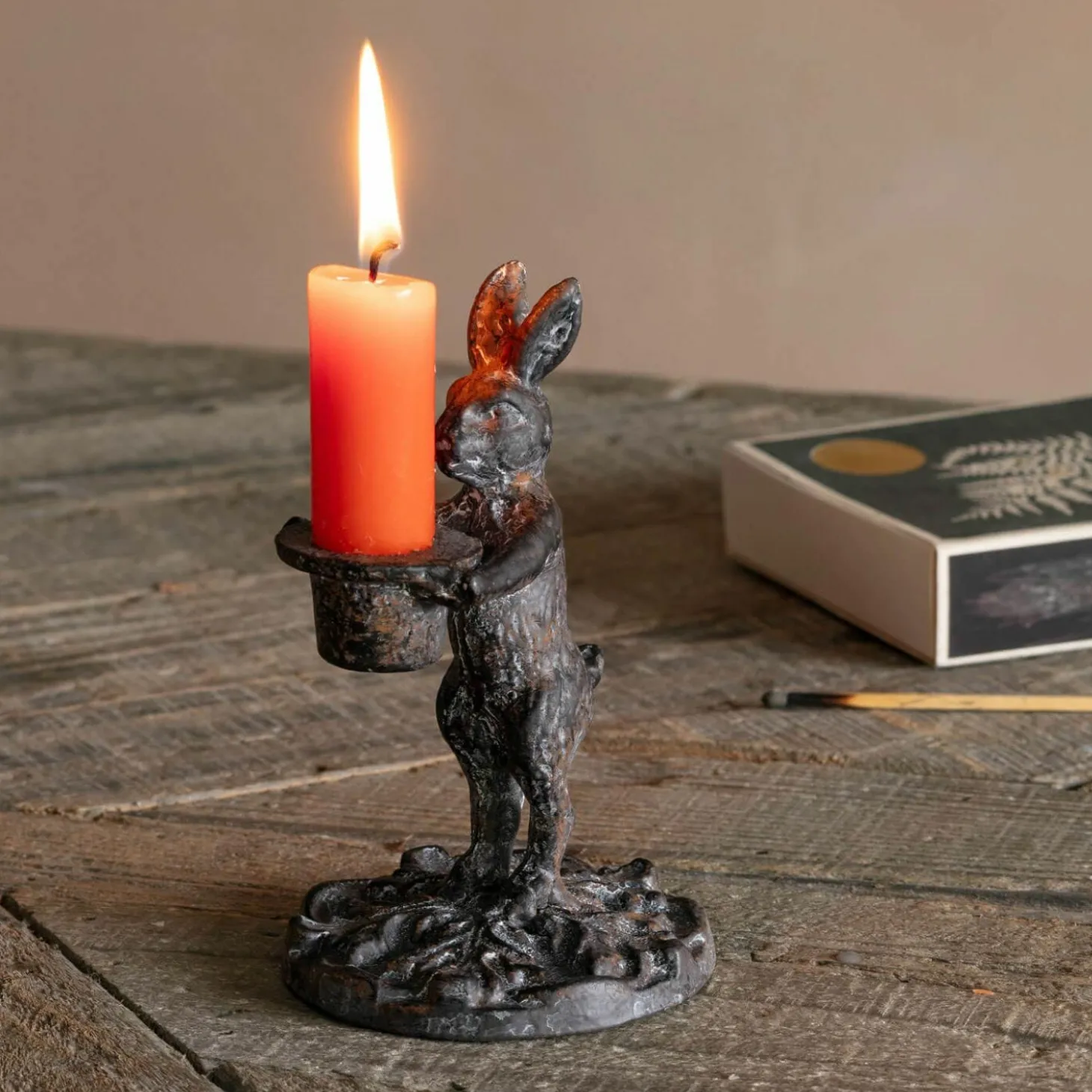 Rabbit Candlestick Holder
