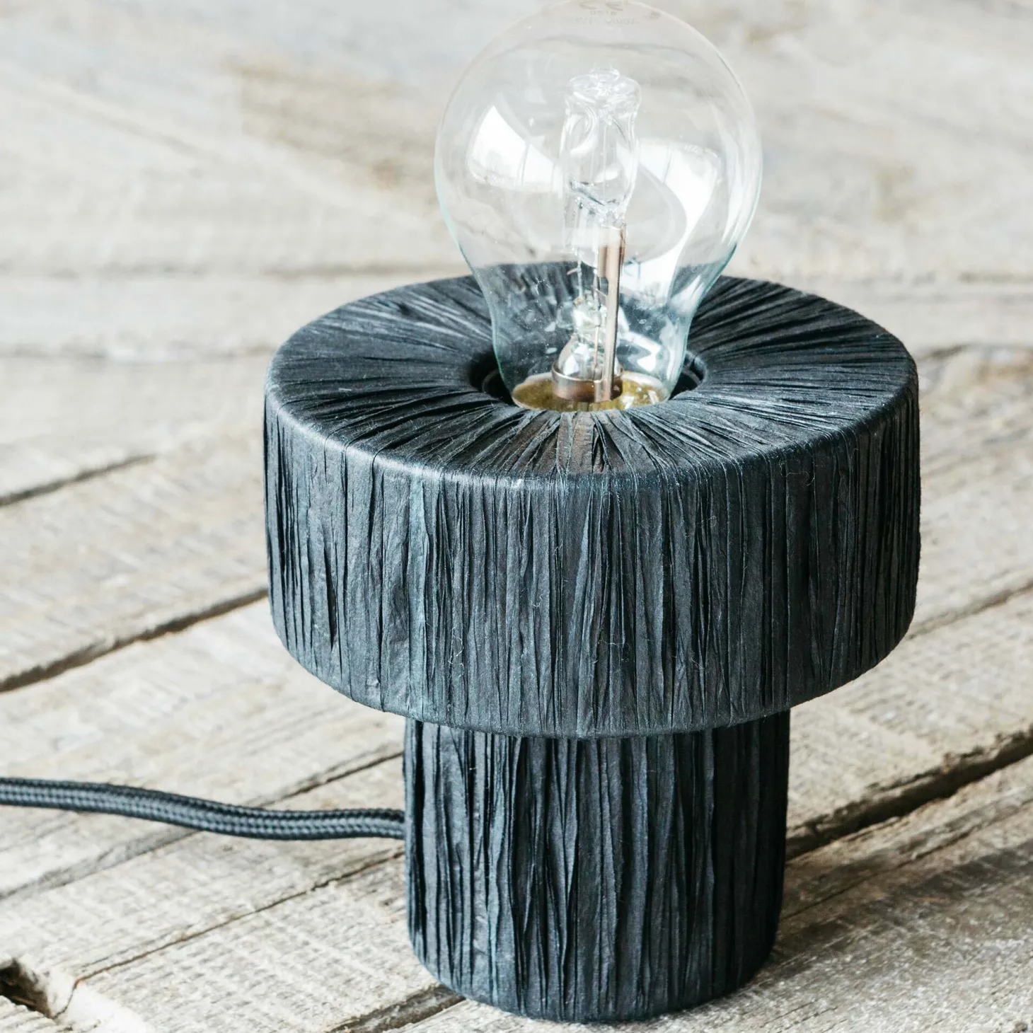 Raffy Black Table Lamp