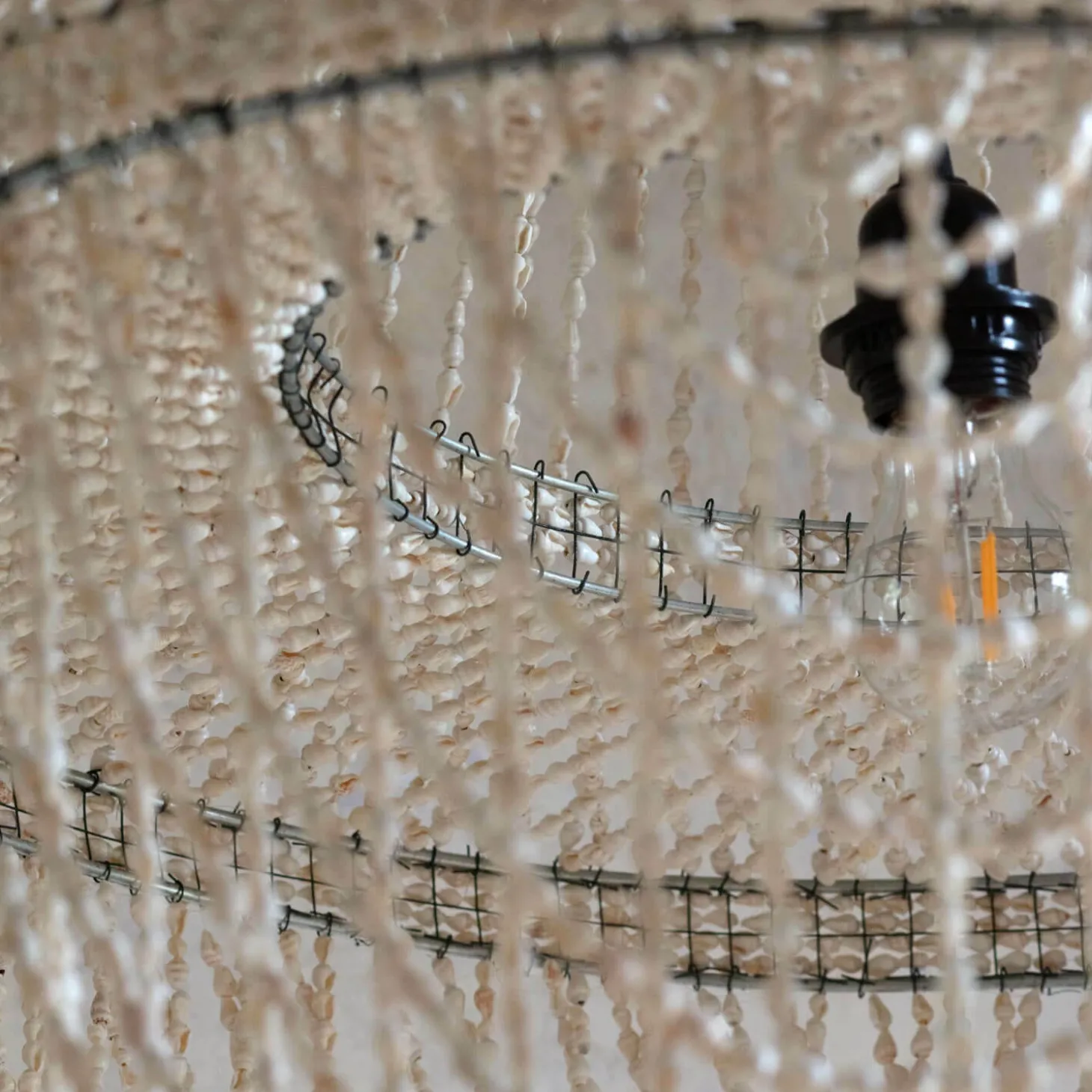 Rani Shell Beaded Lampshade