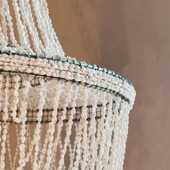 Rani Shell Beaded Lampshade
