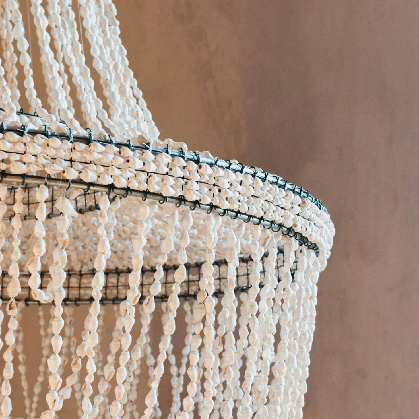 Rani Shell Beaded Lampshade