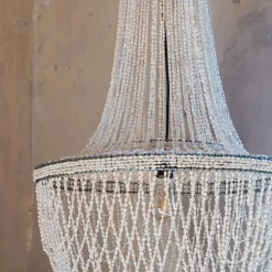 Rani Shell Beaded Lampshade
