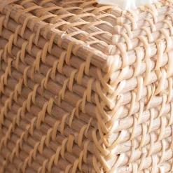 Rattan Rectangular Tissue Box Holder
