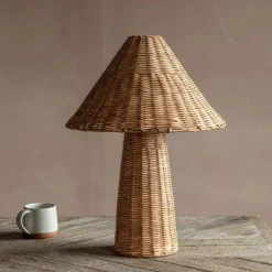 Rattan Table Lamp