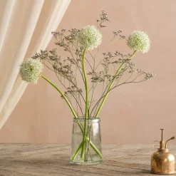 Recycled Clear Glass Tulip Vase